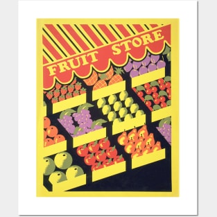 Fruit store (1936) vintage poster by Federal Art Project Posters and Art